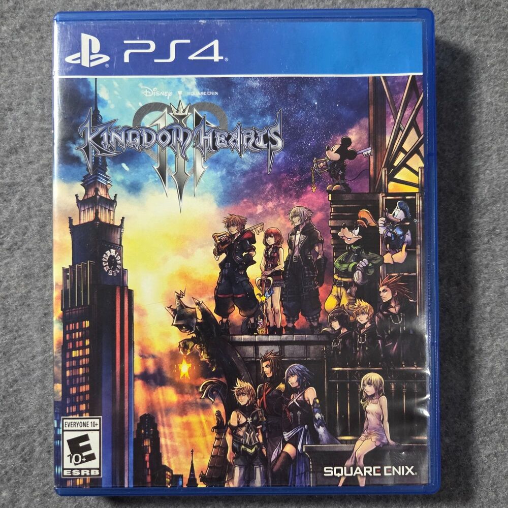 Kingdom Hearts III PS4 Complete Square Enix Disney Not For Resale